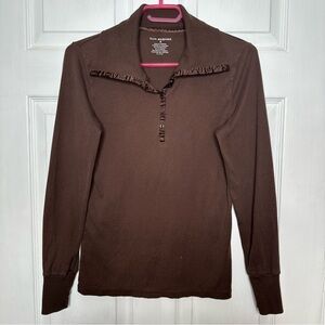 Brown Long Sleeve Top